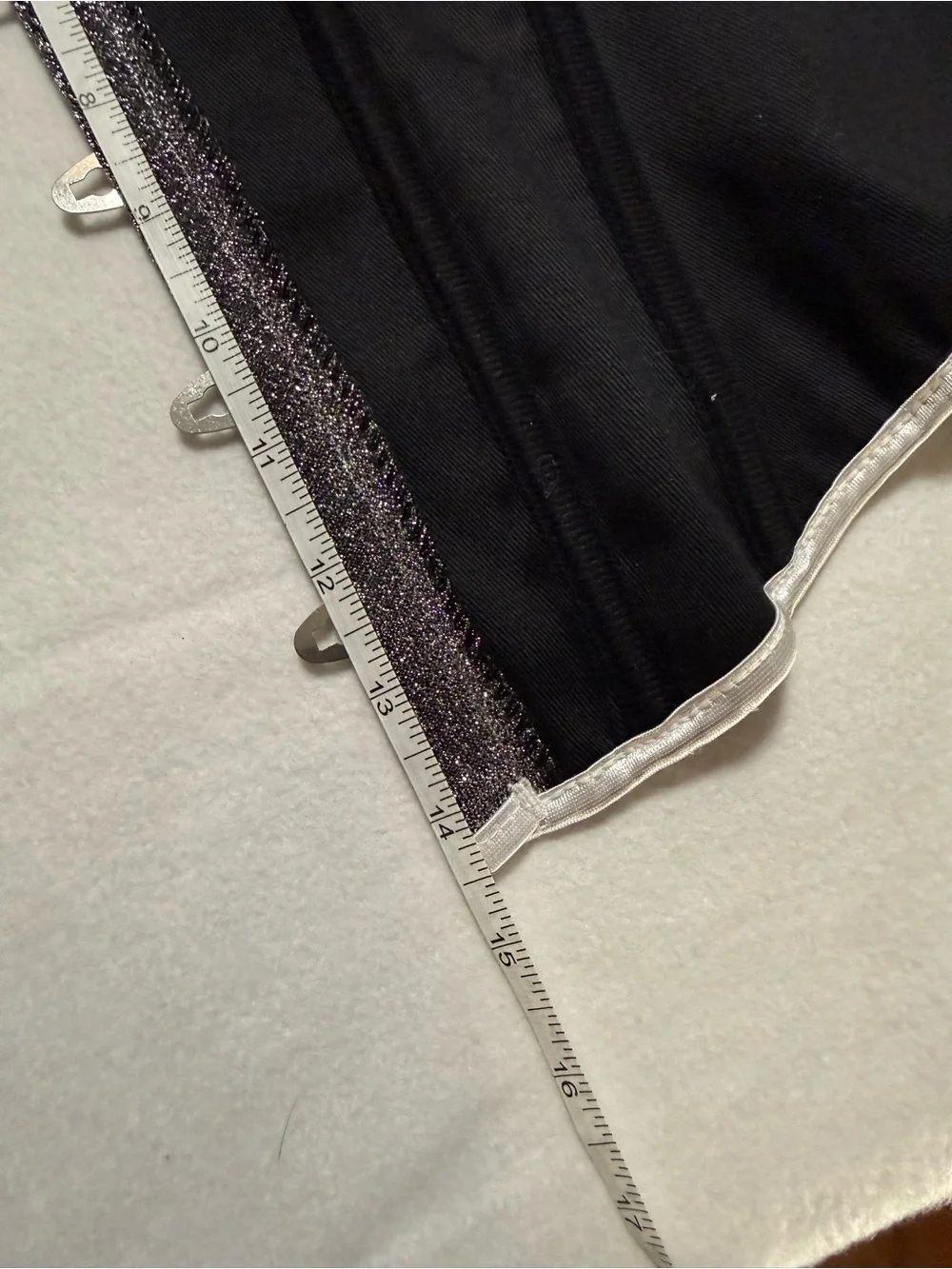 Daisy Corsets silver glitter